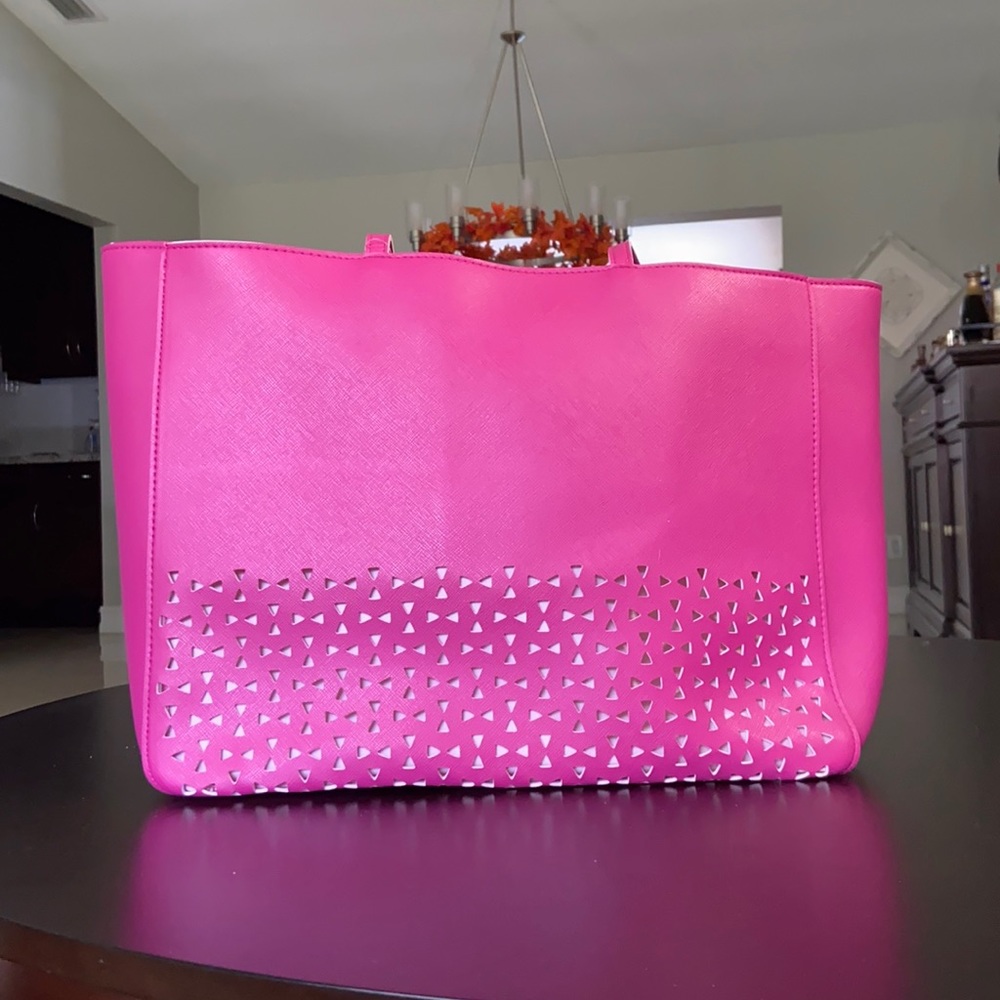 Bath and Body Works Hot Pink Tote